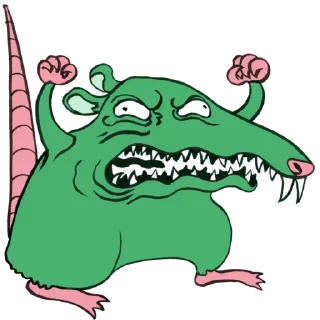 😡 emoji КРЫС ПЫХ by @pp3gnezda Telegram sticker 2 of 16