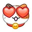 😍 emoji Oliver cat ♡ @phant0mbody Telegram sticker 17 of 40