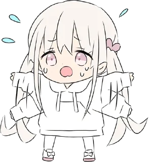 😱 emoji Тян в худи @nyasticks Telegram sticker 21 of 41