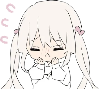 😞 emoji Тян в худи @nyasticks Telegram sticker 11 of 41