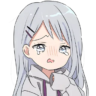 😭 emoji Худи-тян серая @Nyasticks Telegram sticker 21 of 41