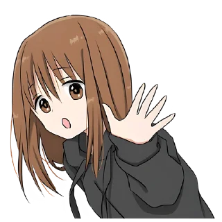 👋 emoji Худи-тян @nyasticks Telegram sticker 1 of 41