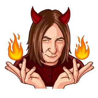 😈 emoji Би-2 art Telegram sticker 2 of 29