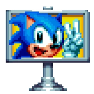 ✌️ emoji Sonic Mania pack by @sonic_the_hednehog Telegram sticker 6 of 90