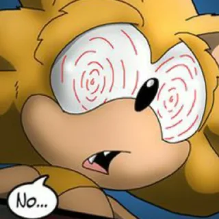 😰 emoji Fleetway Sonic by (@sonic_the_hednehog) Telegram sticker 6 of 55