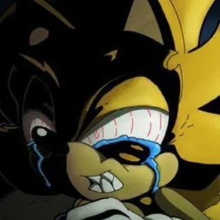 😭 emoji Fleetway Sonic by (@sonic_the_hednehog) Telegram sticker 8 of 55