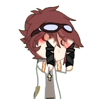🫣 emoji Саша и Хояо Telegram sticker 21 of 74
