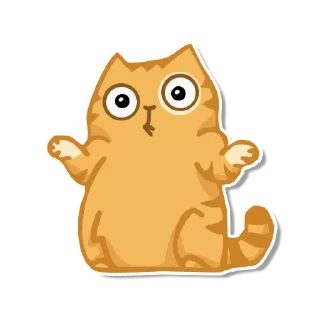 🤷‍♂️ emoji Котик Персик | @lawlietoff Telegram sticker 11 of 105