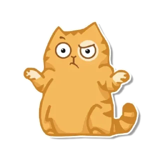 🤷‍♂️ emoji Котик Персик | @lawlietoff Telegram sticker 12 of 105