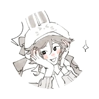 🐰 emoji chu-chu xiaoven Telegram sticker 14 of 49