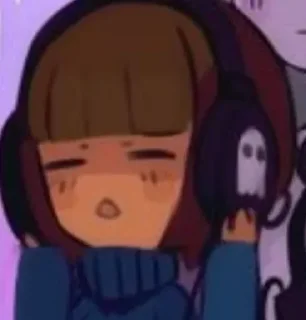 🎧 emoji SS!Frisk Telegram sticker 7 of 112