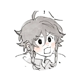 😾 emoji chu-chu xiaoven Telegram sticker 16 of 49