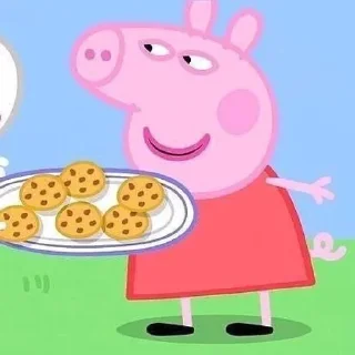 😏 emoji peppa pig Telegram sticker 20 of 38