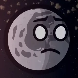 😕 emoji Solar balls | @solarballs01 Telegram sticker 13 of 74