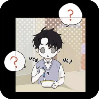 ❓ emoji ночь у берега Telegram sticker 23 of 98