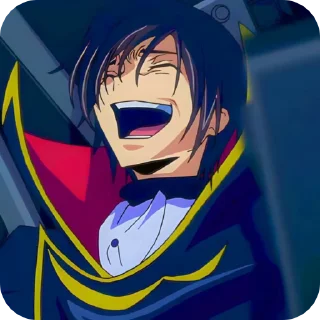 🌟 emoji Lelouch @stickerslumixy Telegram sticker 5 of 50