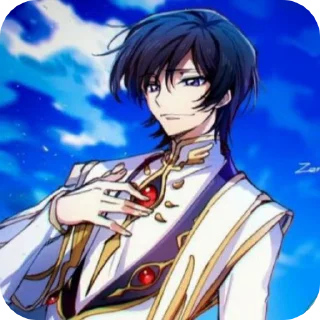 🌟 emoji Lelouch @stickerslumixy Telegram sticker 24 of 50