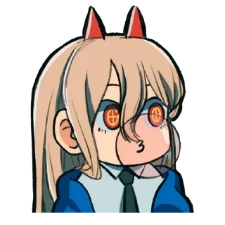 ❤️ emoji Человек бензопила by @anime_stickerr Telegram sticker 5 of 15