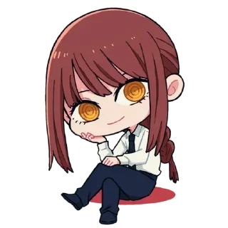 ❤️ emoji Человек бензопила by @anime_stickerr Telegram sticker 14 of 15