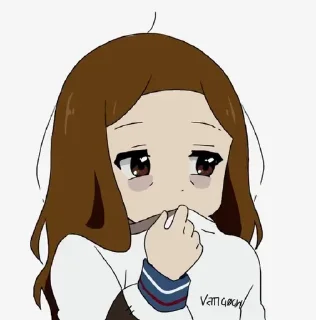 🤨 emoji Мор! Гяру Telegram sticker 22 of 41