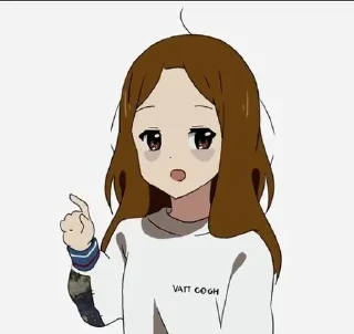 🖕 emoji Мори гяру Telegram sticker 7 of 15