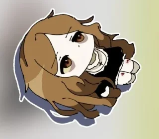 😿 emoji Мори Гяру пон Telegram sticker 17 of 26