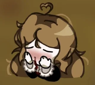 🩸 emoji Мори гяру Telegram sticker 8 of 12