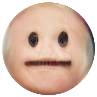 😐 emoji Neural Flesh Emojis (@TgSticker) Telegram sticker 23 of 35