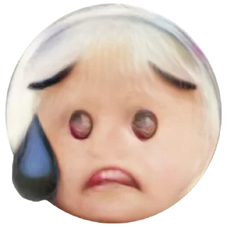 😥 emoji Neural Flesh Emojis (@TgSticker) Telegram sticker 19 of 35