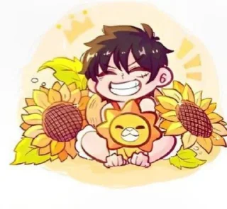 😆 emoji Luffy2 by@Loveyouluffy Telegram sticker 10 of 120