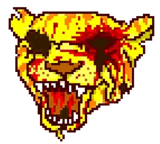 🐯 emoji Hotline Miami Telegram sticker 6 of 14