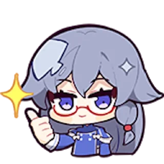 👍 emoji Honkai Impact 3rd Telegram sticker 9 of 20