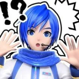 😰 emoji VOCALOID Telegram sticker 18 of 86