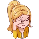 🤦‍♀ emoji Ladybug Telegram sticker 16 of 28