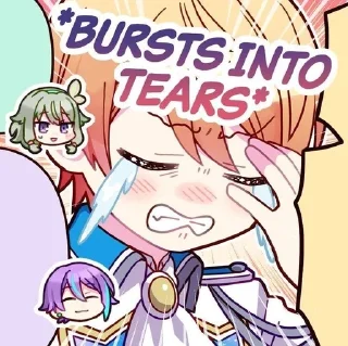😭 emoji О мой любимый Тсукаса Telegram sticker 14 of 48