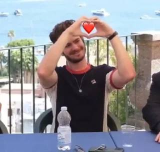 ❤️ emoji andrew garfield !!! Telegram sticker 23 of 95