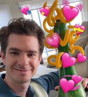 🥰 emoji andrew garfield !!! Telegram sticker 14 of 95