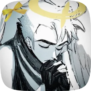 ⚜️ emoji БОЛЬШЕ ⇨ @CLOOBHUB АДАМ ОТЕЛЬ ХАЗБИН ADAM HAZBIN Telegram sticker 9 of 35
