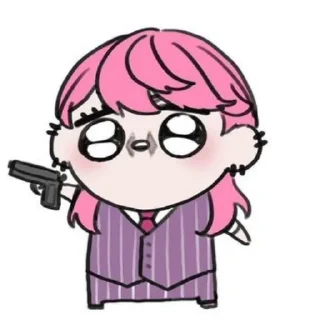🔫 emoji Токийские вороны Telegram sticker 11 of 48