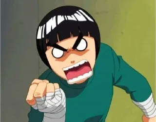 😠 emoji Rock Lee krushon Telegram sticker 12 of 89
