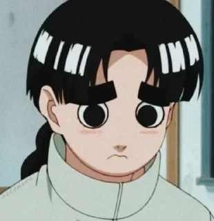 😔 emoji Rock Lee krushon Telegram sticker 5 of 89