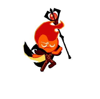🔥 emoji Fire Spirit Cookie @artsfromwhite1 Telegram sticker 21 of 69
