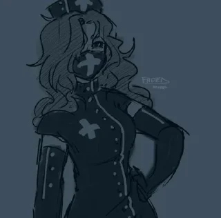 🌟 emoji 𝙽𝚞𝚛𝚜𝚎 𝙰𝚗𝚗𝚎 💉 Telegram sticker 7 of 18