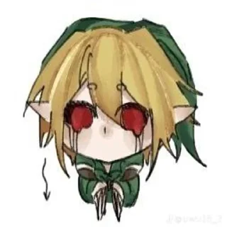 🌟 emoji Ben drowned💚🎮 @K0r9elia Telegram sticker 8 of 40
