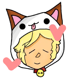 🥰 emoji Неко Telegram sticker 16 of 39
