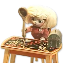 🍴 emoji Домовёнок Кузя Telegram sticker 22 of 35