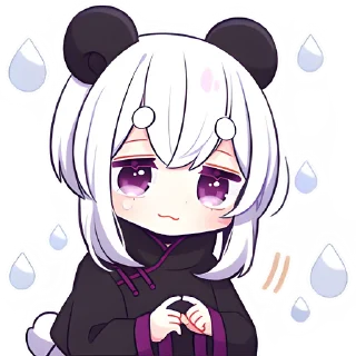 😢 emoji Панда-тян 2 @nyasticks Telegram sticker 17 of 41