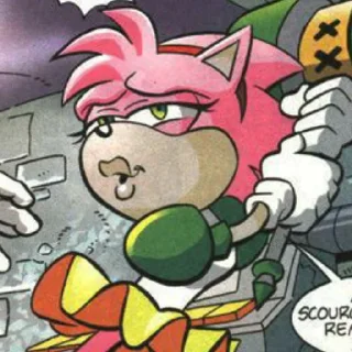 😒 emoji Classic Amy (@sonic_the_hednehog) Telegram sticker 10 of 73