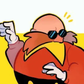 🤨 emoji Classic Eggman by (@sonic_the_hednehog) Telegram sticker 23 of 45