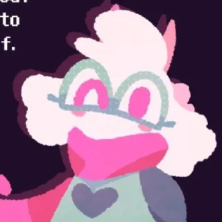 ⚪ emoji Ralsei-->@info_ush-->@Undertale_sweet_home Telegram sticker 18 of 85